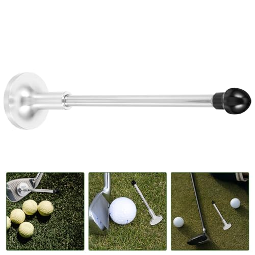 Golf Alignment Stick Training Aid for Swing Practice and Direction Correction Black Golf Training Stick for Putting and Chipping Drills for Indoor and Outdoor Use