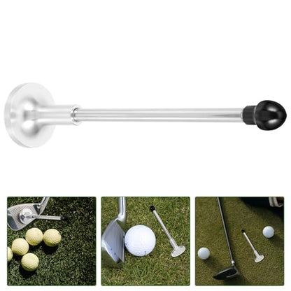 Golf Alignment Stick Training Aid for Swing Practice and Direction Correction Black Golf Training Stick for Putting and Chipping Drills for Indoor and Outdoor Use