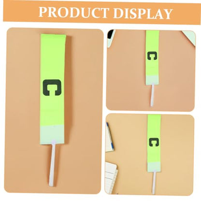 Yardwe Elastic Sports Captain Armbands Durable Drop Team Leader Sleeves for Soccer Rugby Basketball Enhances - color: Yellow
