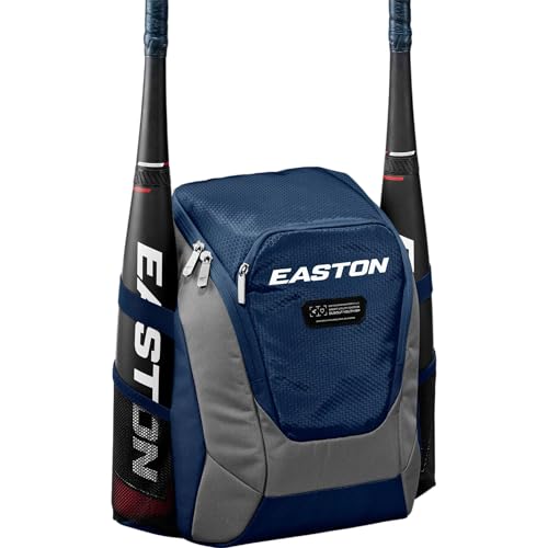 Easton Dugout Youth Backpack Equipment Bag | Baseball & Softball | Multiple Colors - color: Navy