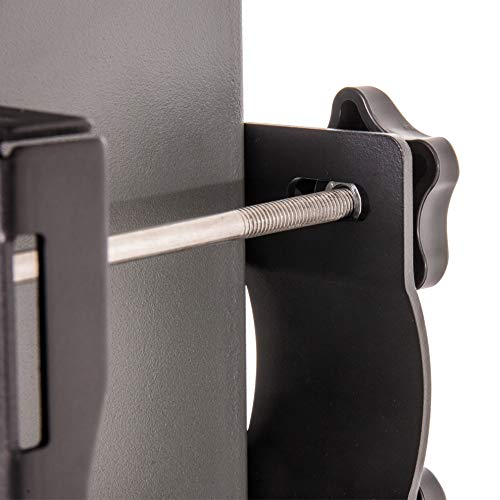 Silverback Junior Youth 33" Basketball Hoop with Lock ‘n Rock Mounting Technology Mounts to Round and Vertical Poles, Black (B8410W)