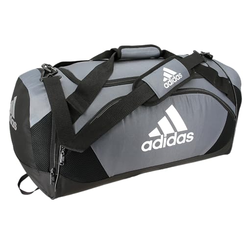 adidas Team Issue Duffel Bag – Durable for Sports & Travel - color: Team Onix Grey