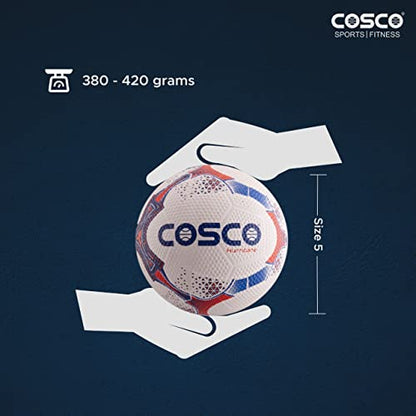 Cosco Rubber Hurricane Football - Size 5, White