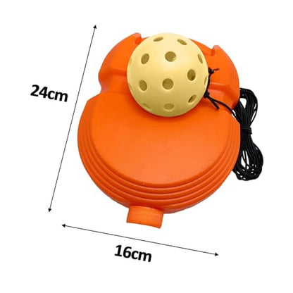Pickleball Pickleball Rebounder Exerciser Sparring Device Single Player Pickleball Training Base, Yellow Ball