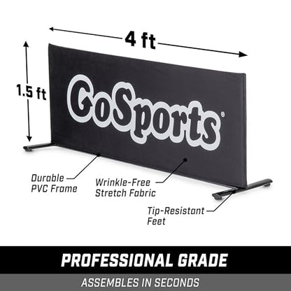 GoSports Pickleball Ball Barrier 3 Pack - Choose Brandable or Pre-Branded - Court Dividers for Pickleball Courts - style: GoSports