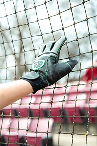 Team Defender Pro Series Padded TD Baseball Glove | Glove Protects Thumb | Rigid Rubber Thumb Mold Prevents Hyperextension, Hand Injuries - size: X-Large
