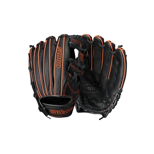 Wilson 2024 A1000 Infield Baseball Gloves - color: Black/Orange