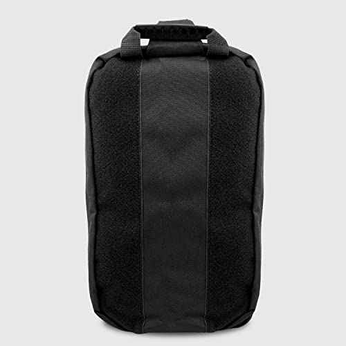 MediTac Large Hawk Type Tactical Trauma Bag Feat. Hook-and-loop Fastener Bag Backpack, MOLLE Bag Rucksack Pack - Black