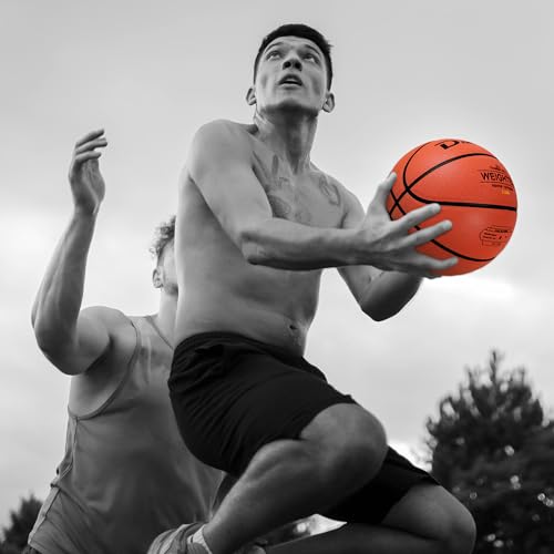Dakapal Weighted Heavy Training Basketball 2.2LBS/3LBS/3.3LBS Size 7 Durable and wear Resistant for Indoor Outdoor Improve Handling Dribbling Passing Rebounding Skill - size: 2.2LBS-Size 7