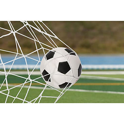 Soccer Goal Net, Sports Twisted Net Post Netting Portable Football Replacement Field Equipment Foldable Polyethylene Rope for Backyard Daily Practice Match Training Shooting Aid with Carry Bag - size: 24X8FT