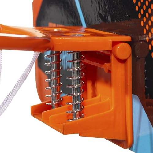 NERFOOP Slam Mini Basketball Hoop Set - Pro Hoop Mini Basket Set with NERF Foam Basketball - Spring Loaded Rim Great for Dunking - Perfect Bedroom + Office Accessory