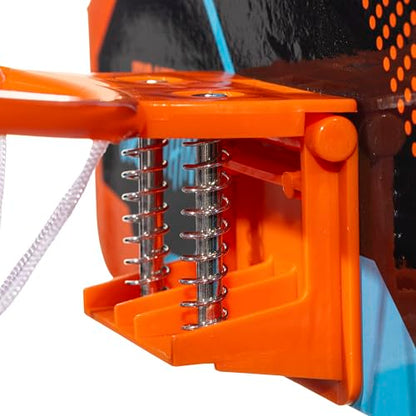 NERFOOP Slam Mini Basketball Hoop Set - Pro Hoop Mini Basket Set with NERF Foam Basketball - Spring Loaded Rim Great for Dunking - Perfect Bedroom + Office Accessory