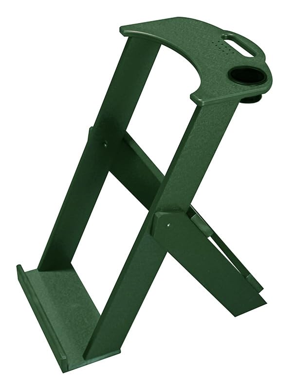 GBR112-1 Recycled Plastic Regal Folding Bag Stand with Tee Holes, One Cup Holder