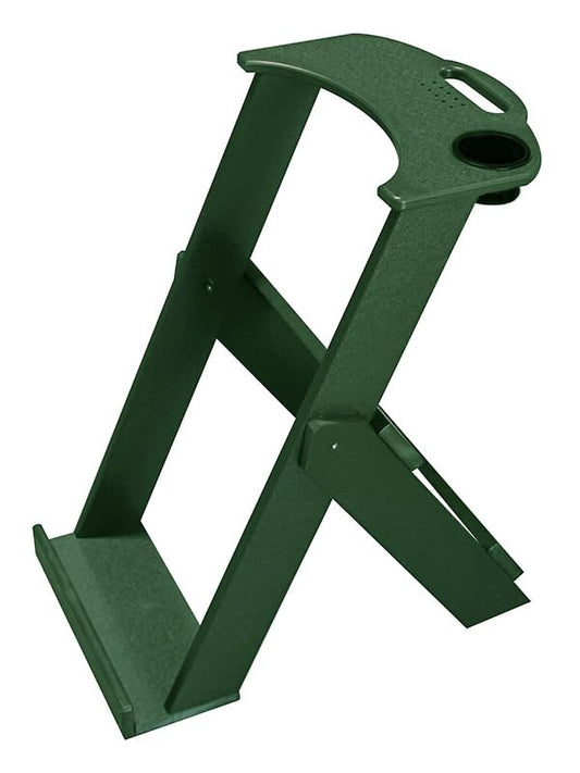 GBR112-1 Recycled Plastic Regal Folding Bag Stand with Tee Holes, One Cup Holder