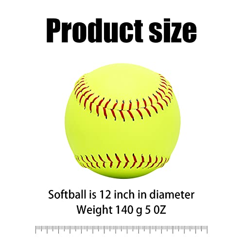 Practice Softballs Size 12 Inch Softballs. Fastpitch Softballs, Official 12 inch Size and Weight