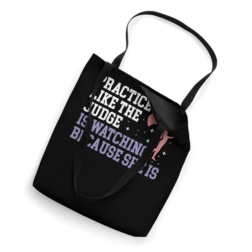Practice Like The Judge Color Guard Flag Tote Bag