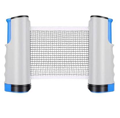 Ping Pong Net, Retractable Table Tennis Net Ping Pang Net Table Tennis Net Adjustable Portable for Indoor and Outdoor, Gray