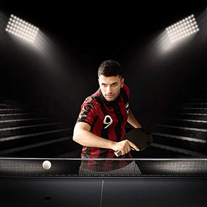 Apex Carbon Ping Pong Paddles | Professional Table Tennis Paddles with Carbon Fiber, Premium Rubber & Protective Carry Case to Elevate Your Play