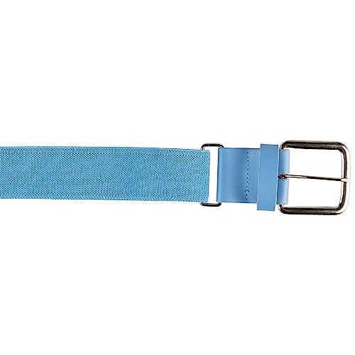 Champro Elastic Baseball Belt with 1.5-Inch Synthetic Tab - color: Light Blue, size: Youth