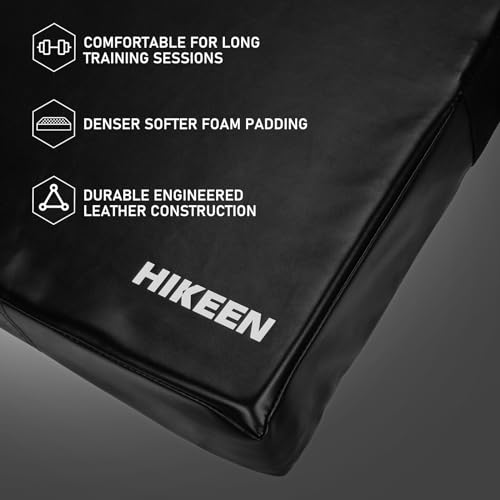 Hikeen Football Blocking Pad Training Equipment Denser Softer Foam Kick Pads for Football, Basketball, Hockey, Lacrosse Tackle Dummy - 24"x16" Kick Shield Pad with Handles (1PCS) - style: 2PCS 24"x16" Blocking Pad