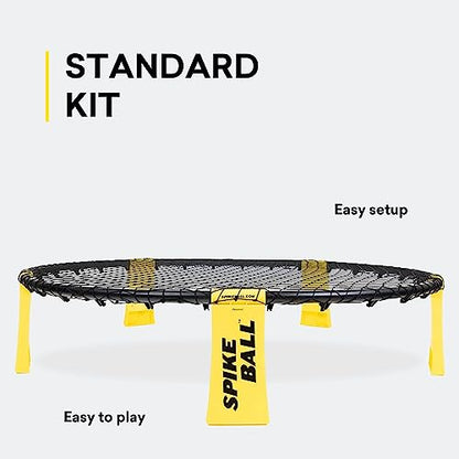 Spikeball The Original Kit 1-Ball Game Set - Outdoor, Yard & Camping Games - Includes Ball, Net, Drawstring Bag & Rulebook Set
