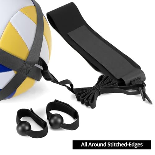 QWORK Rebounder Training Equipment, Volleyball Rebounder with Neoprene 3000X Technology – Ball Return Trainer for Volleyball, Soccer, Basketball, Water Polo