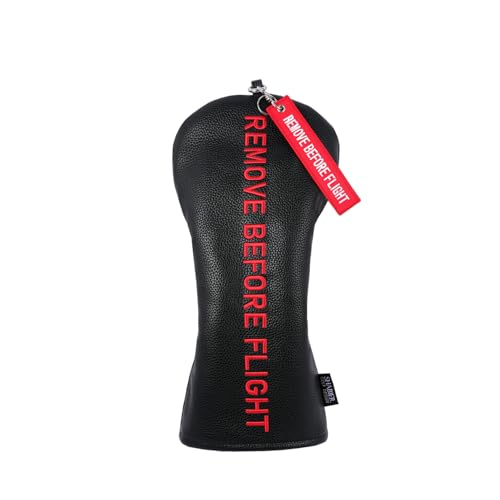 Golf Head Cover with RBF Design for Golf Club - size: for Hybrid, style: Black