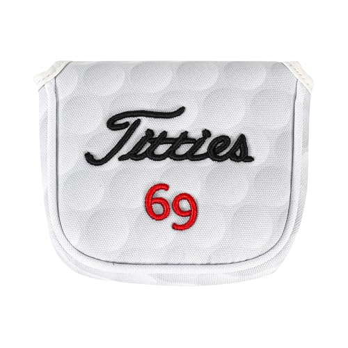 Funny Golf Head Covers - Barrel Style Driver Headcover, Fairway Wood 3 Wood and Hybrid, Putter Covers for Blade and Mallet with 3D Raised Embroidery - Unique Golf Gift & Accessories - size: MALLET
