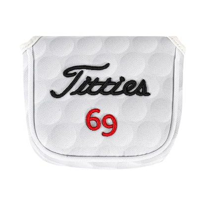 Funny Golf Head Covers - Barrel Style Driver Headcover, Fairway Wood 3 Wood and Hybrid, Putter Covers for Blade and Mallet with 3D Raised Embroidery - Unique Golf Gift & Accessories - size: MALLET