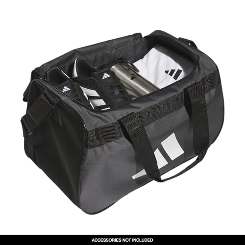 adidas Power Gym Bag – Lightweight Small Duffel - color: Team Dark Grey/White/Black