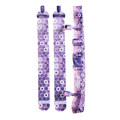 Flag Football Belts, Flag Football Kit for Children/Teenagers/Adults - color: Violet