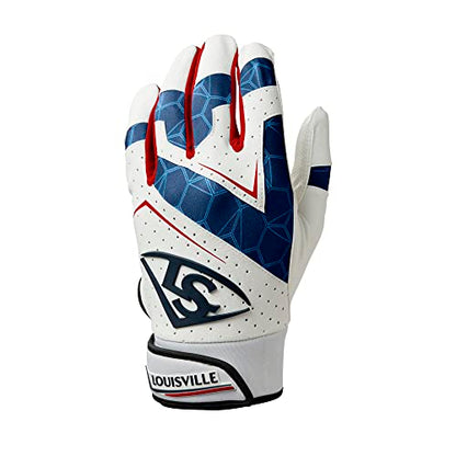 Louisville Slugger Youth Genuine 2.0 Batting Gloves - color: USA, size: Small