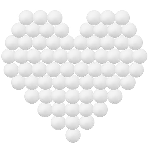 120 Pack Colored Ping Pong Balls, 40mm Table Tennis Balls, Beer Ping Pong Games Fun Arts, Cat, DIY Intellectual Development Tools, Party Decoration Balls - color: White