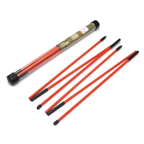 2 Pack Golf Alignment Sticks,Upgraded 48" Collapsible Golf Practice Rods for Aiming,Golf Swing Trainer,Golf Indicator Sticks,Posture Corrector with Clear Tube Case - color: Red