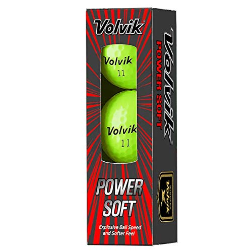 Volvik Power Soft Golf Balls - color: Green