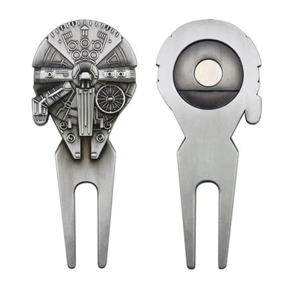 K9King Funny Golf Ball Marker with Magnetic Hat Clip – Unique Durable Enamel Ball Marker – Enhanced Golfing Fun Waterproof Scratch Free Golf Accessories and Gifts for Golfers