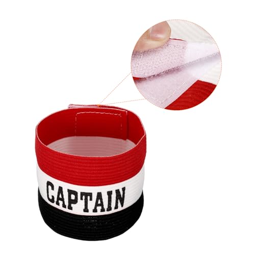PATIKIL Captain's Armband, Elastic Arm Band for Soccer Team Adjustable Soccer Rugby