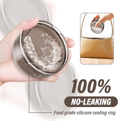 Denture Case Retainer Cleaning Case: 2 in 1 Retainer Case, No-Leak Denture Bath Box Cup, Complete Clean Care for Dentures, Clear Braces, Mouth Guard, Night Guard & Retainers - color: Grey