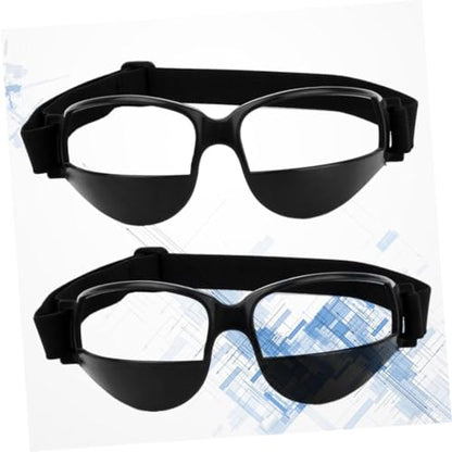 Training Goggles 2 Pack Basketball Glasses Anti-fog Safety Glasses for Dribbling Practice Comfortable Fit for Ages