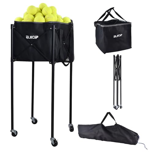 Portable Pickleball & Tennis Ball Hopper - Pickleball Collector Retriever Basket Carrier Gatherer Picker Container for Picking and Storage Training Tool for Ball - size: Medium