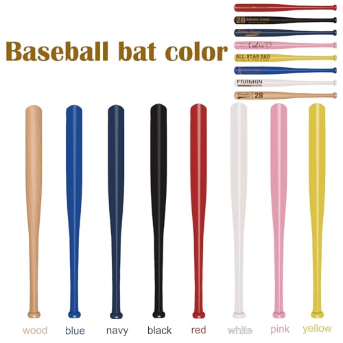 Personalized Mini Baseball Bats Custom Baseball Bat Wood 18inch Tee Ball Coach Team Training Games Engraved Gift