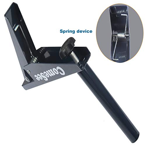 Comesee Ping Pong Net Set Table Tennis Table Post Professional Spring Activated Clamp with Net Clip Insert, 1.2 Inch Width Grip Holder, Tension and Height Adjustable Easy Set Up (Navy)