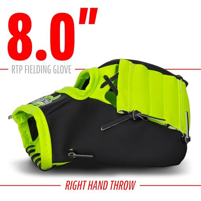 Franklin Sports Toy Baseball Glove - color: Black/Yellow