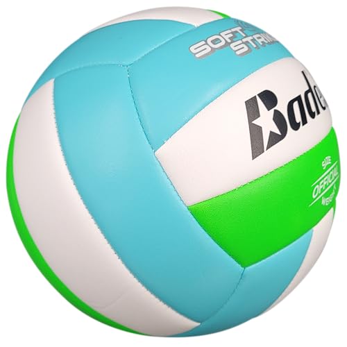 Baden | Soft Strike | Cushioned Synthetic Leather Recreational Volleyball | Indoor/Outdoor for Beginners | Official Size