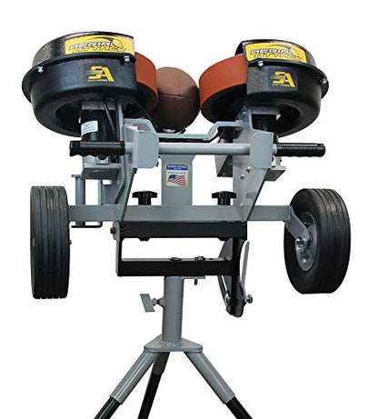 Sports Attack Aerial Attack Football Passing Machine – Professional Football Training Machine for Passing, Receiving, Punt Return & Team Practice - AC Model