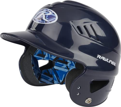Rawlings | COOLFLO Batting Helmet | T-Ball (6 1/4" - 6 7/8") | Black - color: Navy - REMIX
