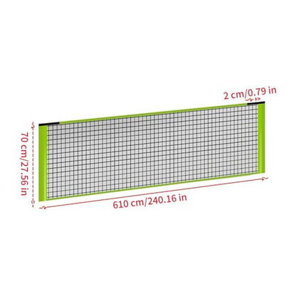 Outdoor Badminton Net for Backyard- Pickleball Game Mesh Replacement | Badminton Replacement Net | for Picnic Outdoor Backyard Beach Patio Driveway Camping School