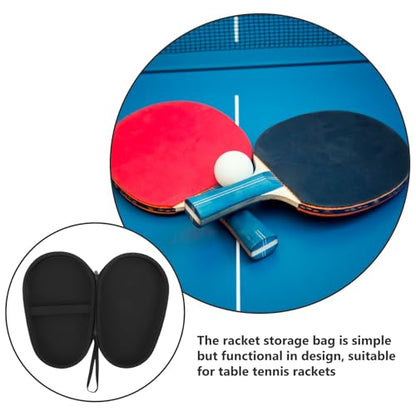 ABOOFAN Table Tennis Paddle Protective Storage Bag Portable Eva Case with Nylon Fabric Cover for Racket Organization and Travel