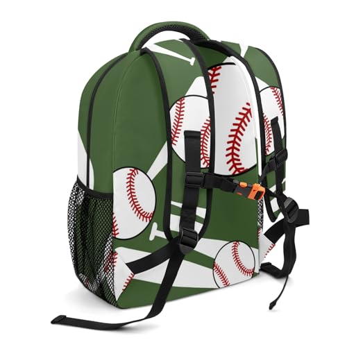 Baseball Sport Forest Personalized School Backpack for Teen Kid-Boy/Girl Primary Daypack Travel Bookbag - color: Option 23