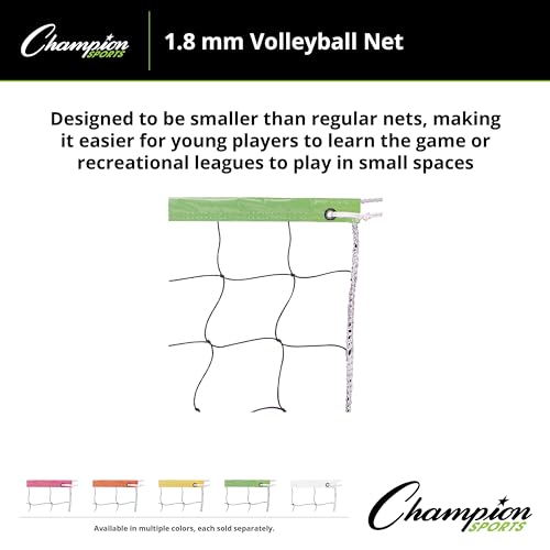 Champion SportsVolleyball Nets - color: Neon Green, size: 32 x 3-Feet